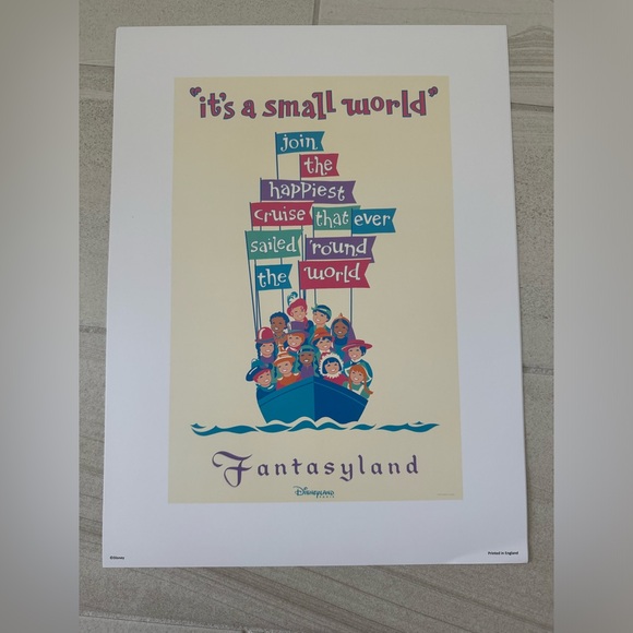 NWT 4 Authentic 12”x16” Disneyland Paris Prints - Picture 2 of 5